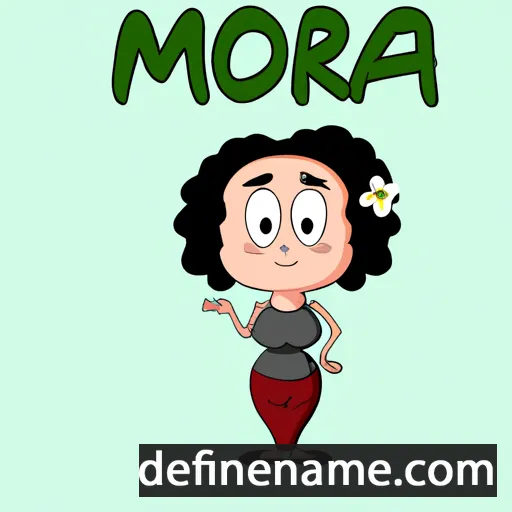 cartoon of the name Morinda