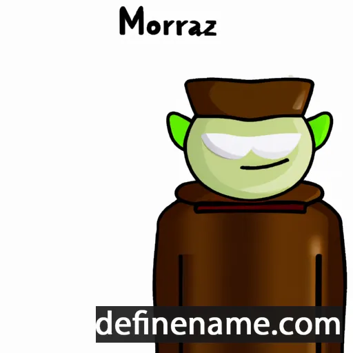 cartoon of the name Morvanez