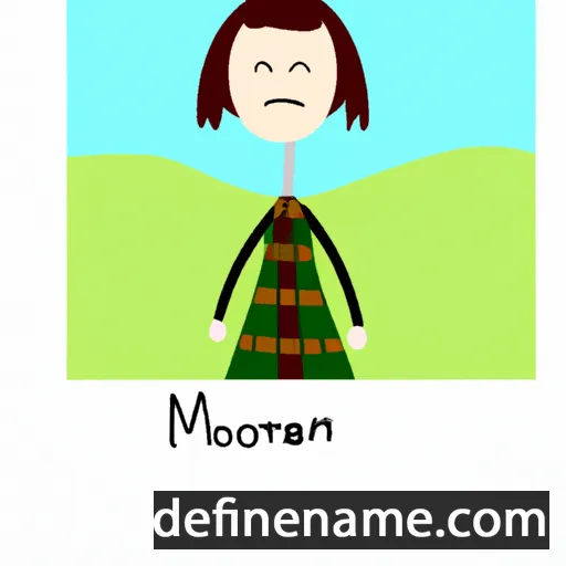 cartoon of the name Morvern