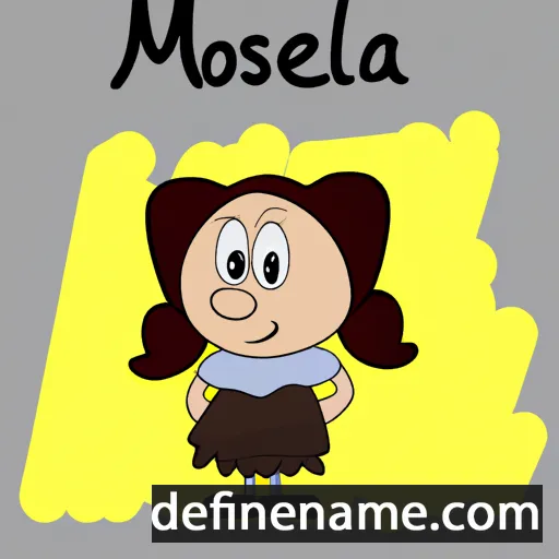 cartoon of the name Mosella