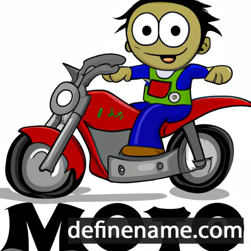 cartoon of the name Moto