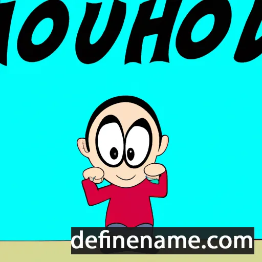 cartoon of the name Mouhamed