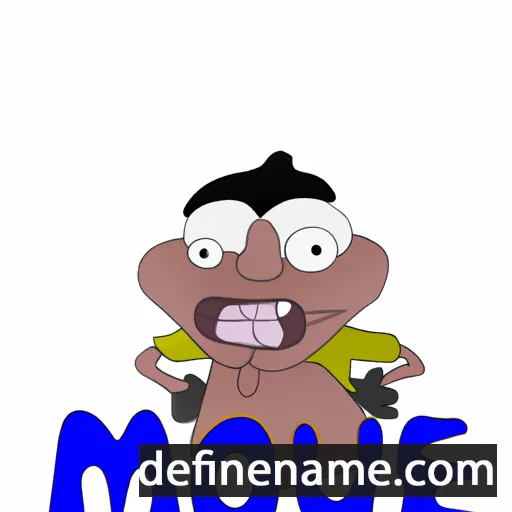 cartoon of the name Moune