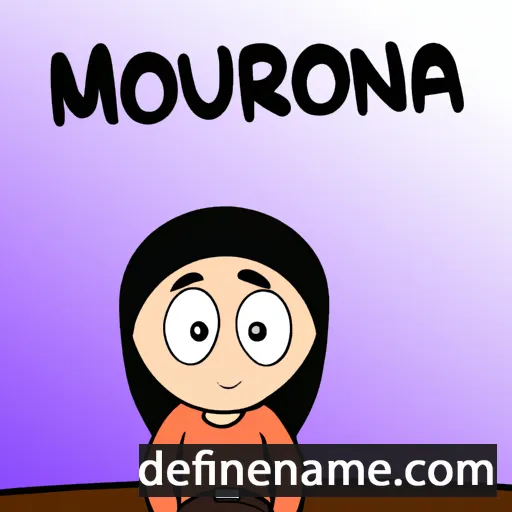 Mounira cartoon