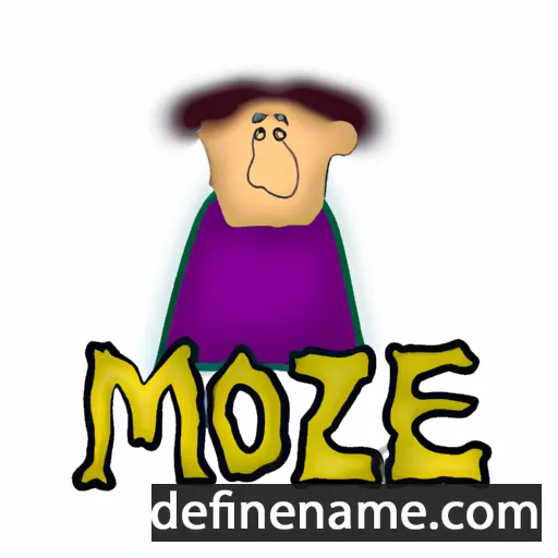 cartoon of the name Moze