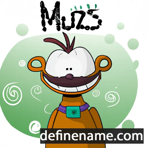 cartoon of the name Mozus