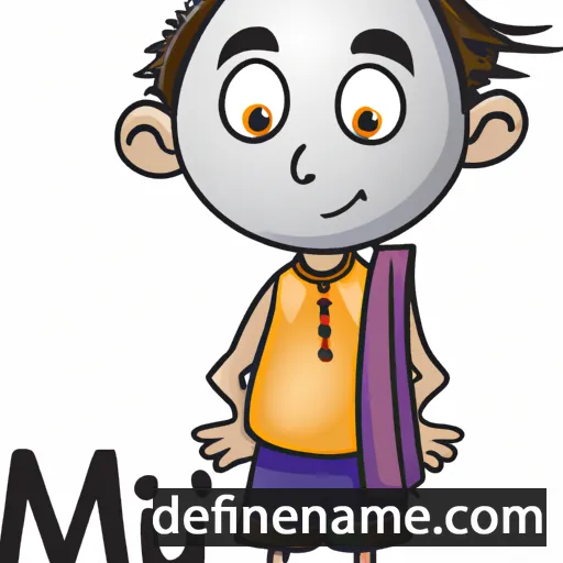 cartoon of the name Mridu