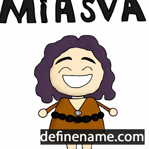 cartoon of the name Mtvarisa