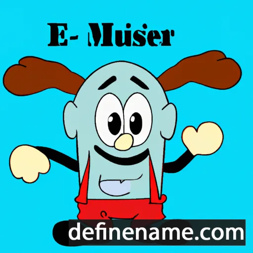 cartoon of the name Müşerref