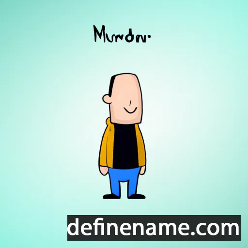 cartoon of the name Muamer