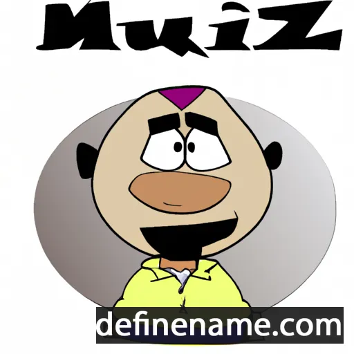 cartoon of the name Muazzez