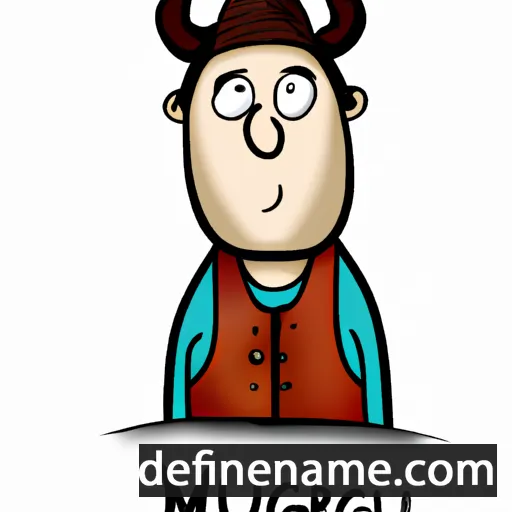 cartoon of the name Mugur