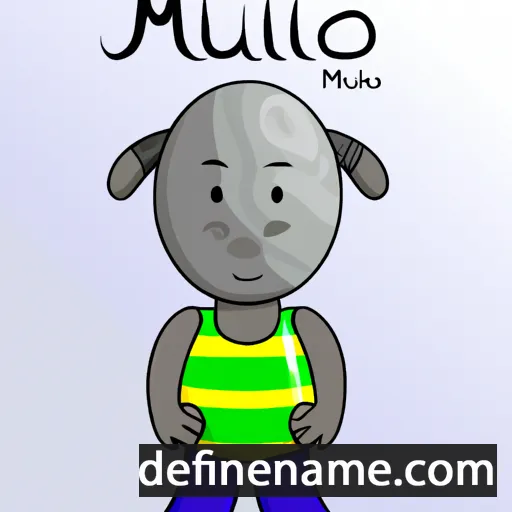 cartoon of the name Mulalo