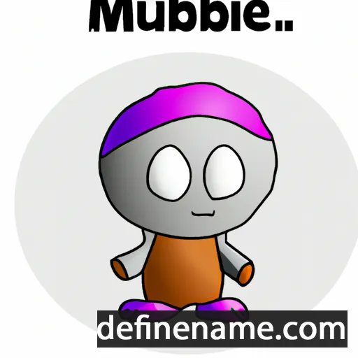 cartoon of the name Mumbe