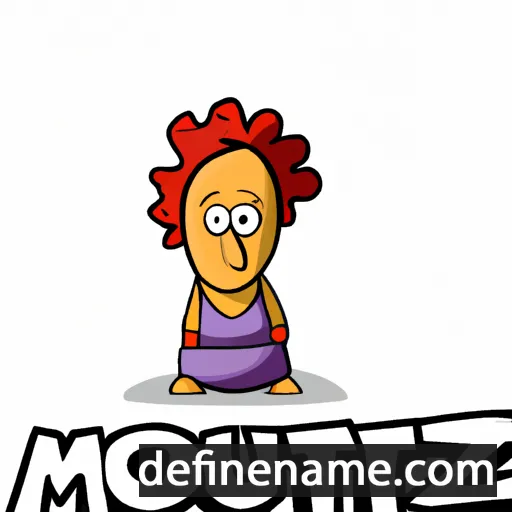 cartoon of the name Mumtoz