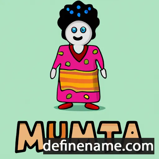 cartoon of the name Mumtoza