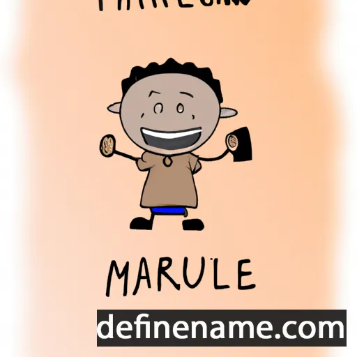 cartoon of the name Muralee