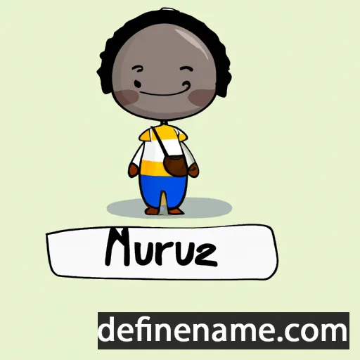 cartoon of the name Murezi