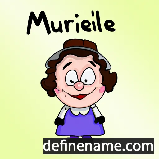 cartoon of the name Muriëlla