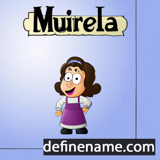 cartoon of the name Muriela