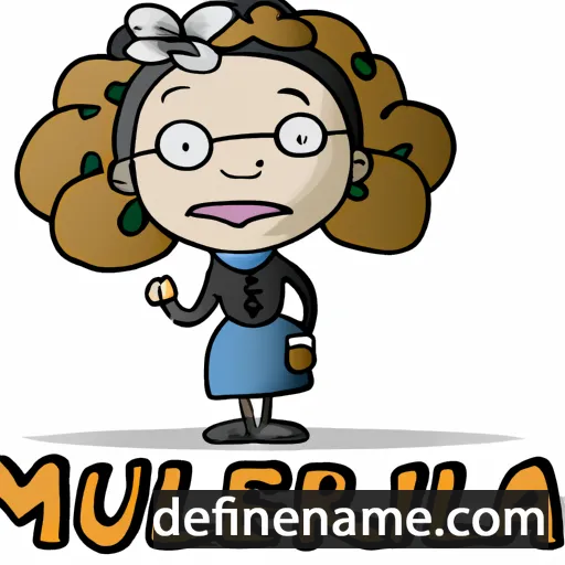 cartoon of the name Muriella