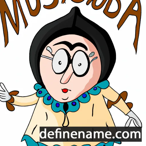 cartoon of the name Musidora