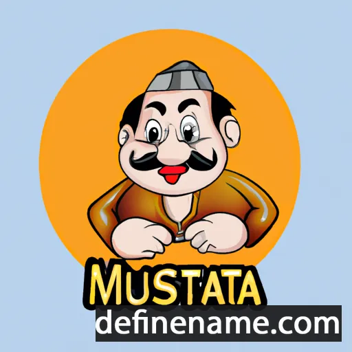 cartoon of the name Mustapa