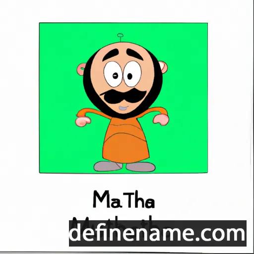 cartoon of the name Muthanna