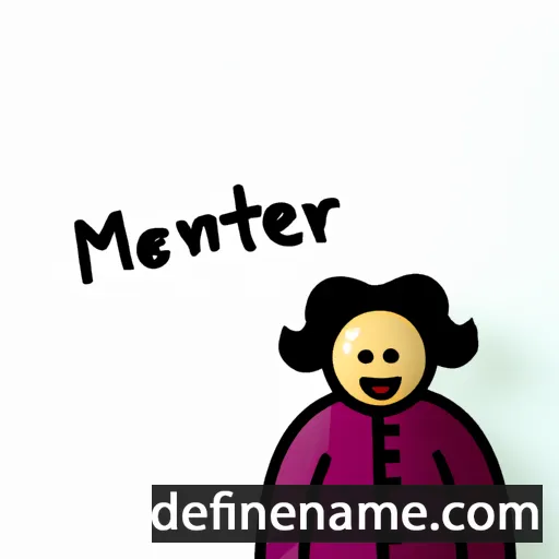 cartoon of the name Mutmetjennefer