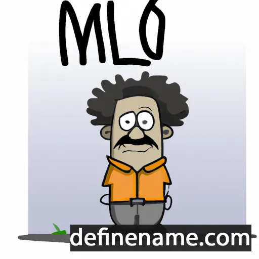 cartoon of the name Mvalo