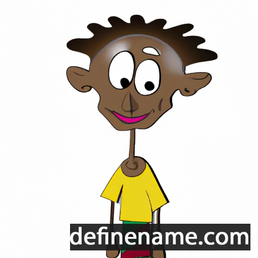 cartoon of the name Mwaura