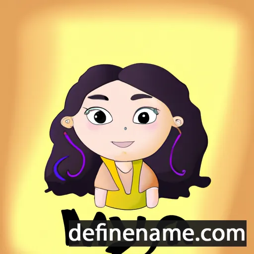 cartoon of the name Myana