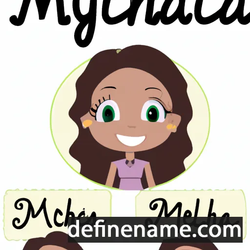 Mychaela cartoon