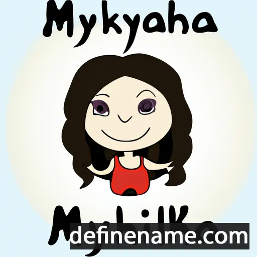 Mykhailyna cartoon