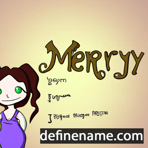 cartoon of the name Myrenny