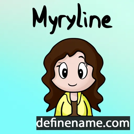 Myrlaine cartoon