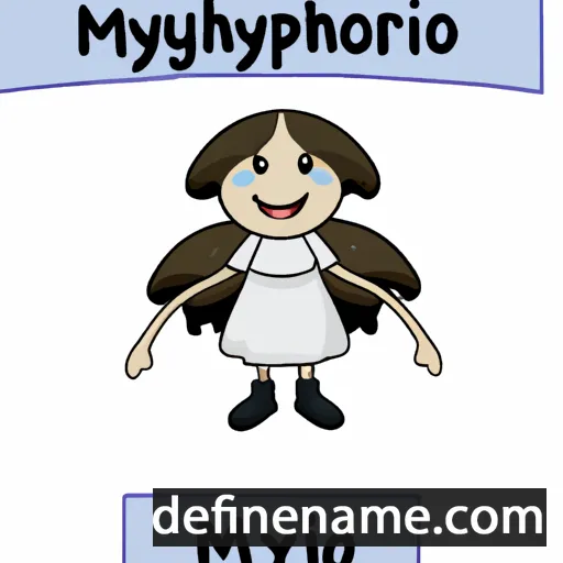 cartoon of the name Myrophora