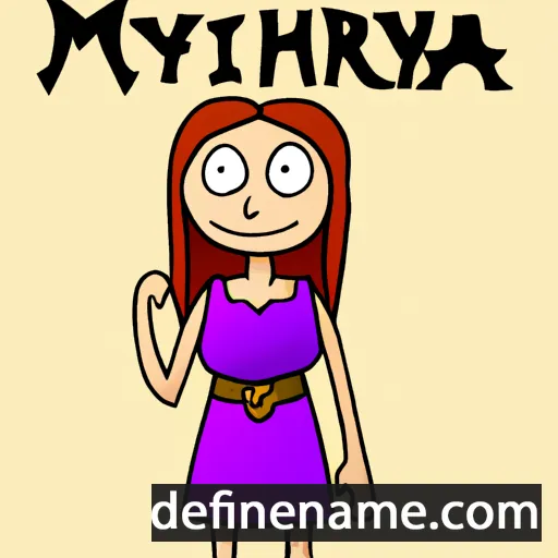 Myrrha cartoon