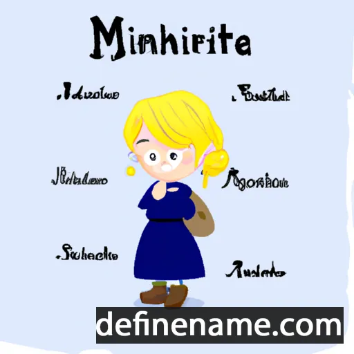 cartoon of the name Myrtille