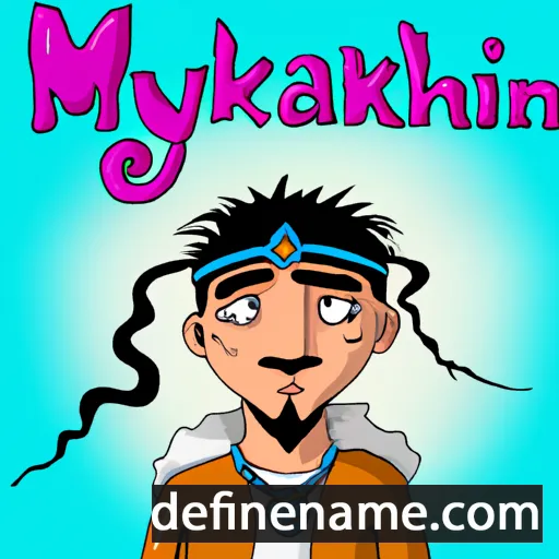 cartoon of the name Myrzakhan