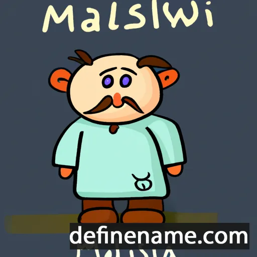 cartoon of the name Myślisław