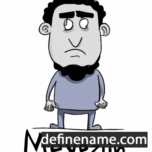 cartoon of the name Mzevinar