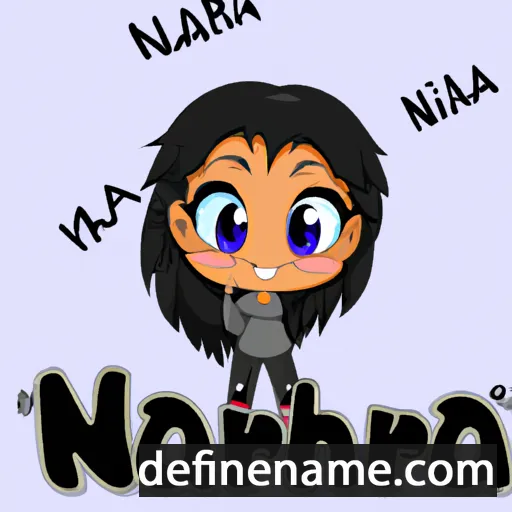 Nahiara cartoon