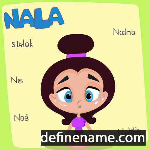 Naiala cartoon