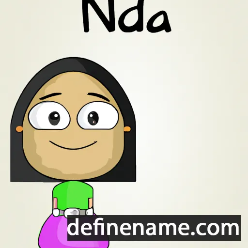 cartoon of the name Naida