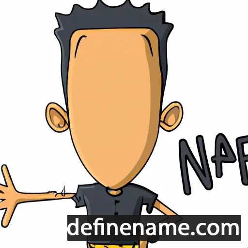 cartoon of the name Naif