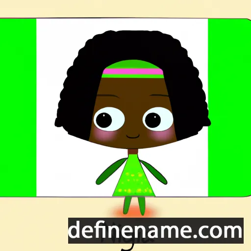 cartoon of the name Naija