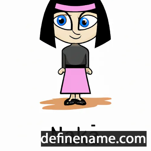 cartoon of the name Naika