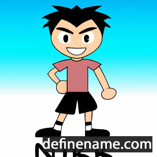 cartoon of the name Naiki