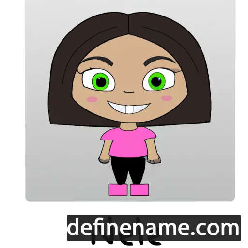 cartoon of the name Nailea